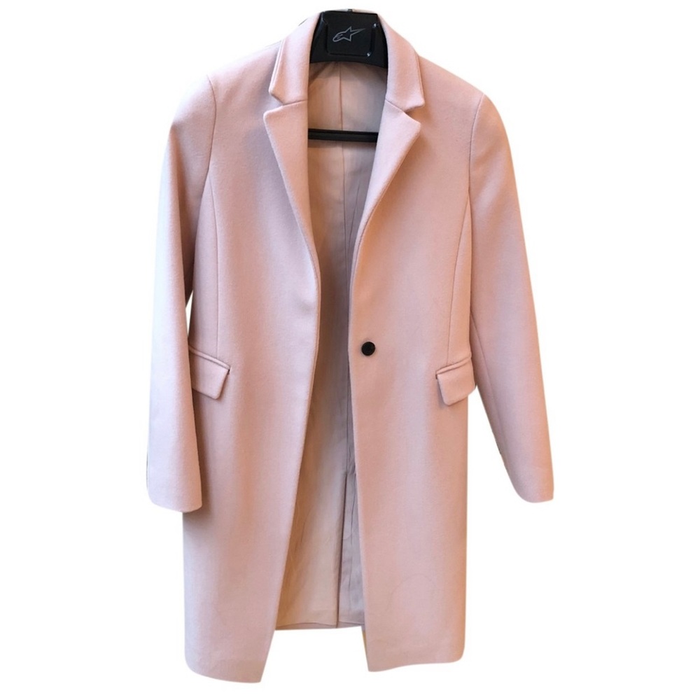 Brand new Allsaints pink wool coat